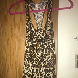 Leopard print tank top